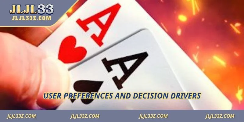 User preferences and decision drivers