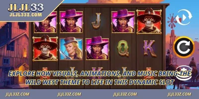 Explore how visuals, animations, and music bring the Wild West theme to life in this dynamic slot