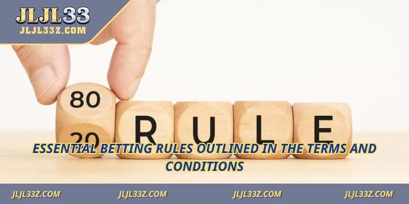 Essential betting rules outlined in the Terms and Conditions