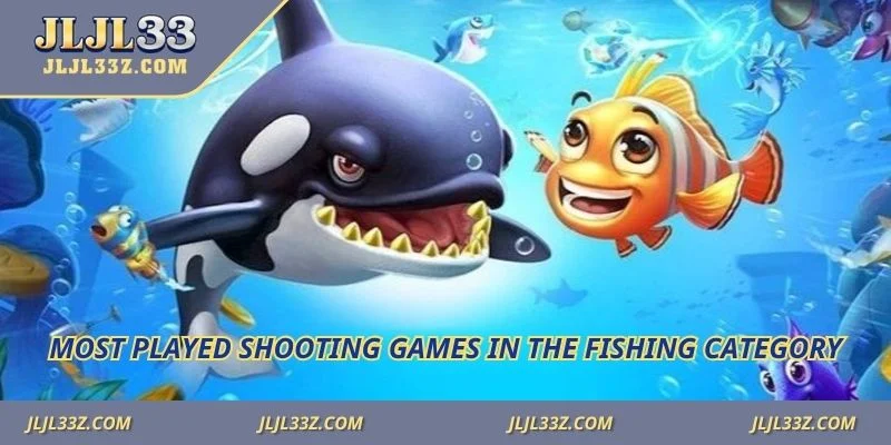 Most played shooting games in the fishing category